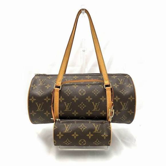LOUIS VUITTON Brown Monogram Pouch - Picture 1 of 9